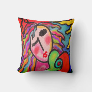 Coussin Une peinture Abstraite sauvage