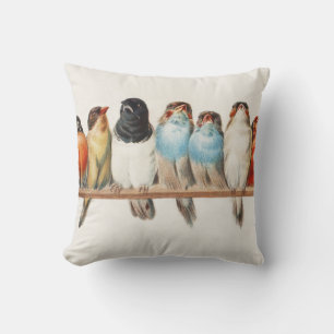 Coussin Une perche d'oiseaux Illustration de la perche Vin