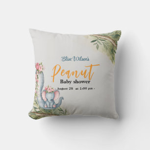Coussin Une petite cacahuète est en route