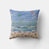 Coussin Une plage cornouaillaise (Verso)