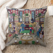 Coussin Une salle dans la Chambre de M. Kong, un négociant (Couverture)