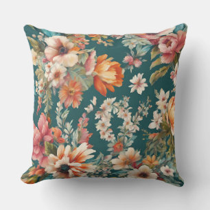 Coussin Une superbe florale estivale comme la peinture