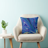 Coussin Une touche de bleu (Chaise)