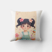 Coussin une très jolie fille (Verso)