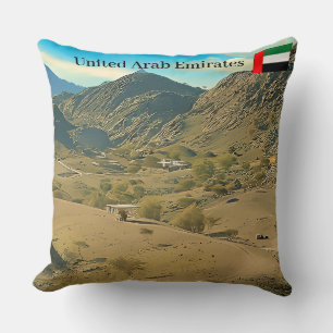 Coussin Une vallée désertique sereine