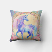 Coussin Unicorn 3D Imprimer Cadeaux Customisés Lancer l'or (Verso)