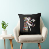 Coussin Unicorn Bibliothécaire Magazine Lecture Nerd (Chaise)
