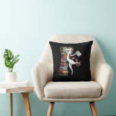 Coussin Unicorn Bibliothécaire Magazine Lecture Nerd (Chaise)