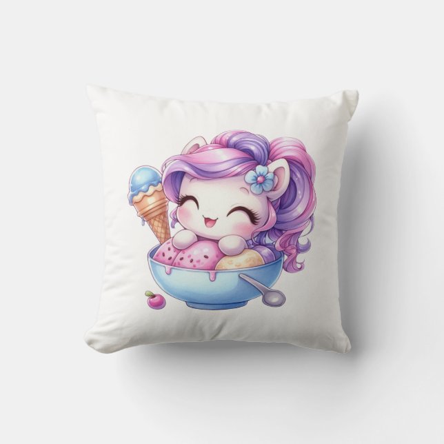 Coussin unicorn cushion (Recto)