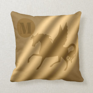 Coussin Unicorn Gold Luxury Monogram