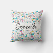 Coussin Unicorn mignon (Verso)