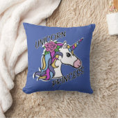Coussin Unicorn Princess Design - Jeu d'oreiller 16" x 16" (Couverture)