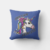 Coussin Unicorn Princess Design - Jeu d'oreiller 16" x 16" (Recto)
