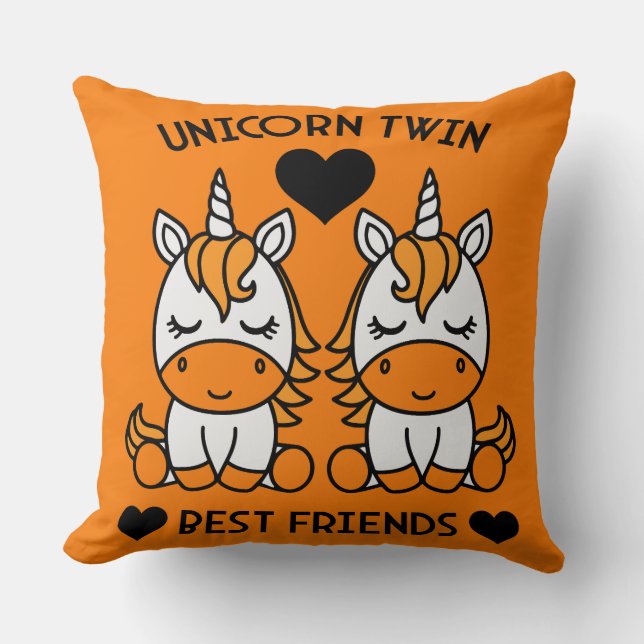 Coussin Unicorn Twin Sister (Recto)