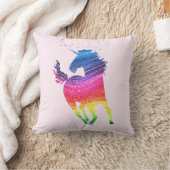 Coussin Unicorne arc-en-ciel (Couverture)