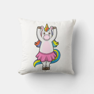 Coussin Unicorne au Ballet Dance avec jupe