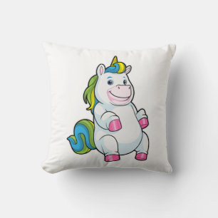 Coussin Unicorne avec gros ventre