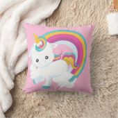 Coussin Unicorne avec Rainbow Baby (Couverture)