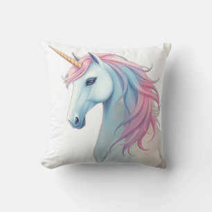 Coussin Unicorne d'aquarelle mystique