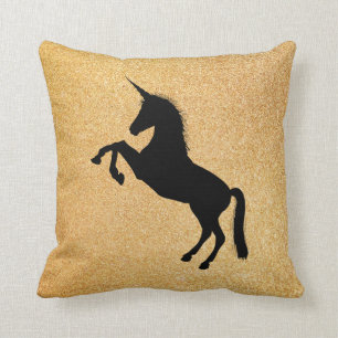 Coussin Unicorne Et Parties scintillant