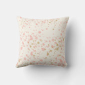 Coussin Unicorne magique BOHO Floral Baby Girl Birth Stats (Verso)