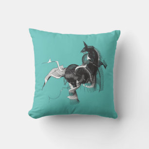 Coussin Unicorne numérique
