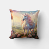Coussin Unicorne rose (Recto)
