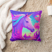 Coussin Unicorne rose magique (Couverture)