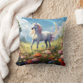Coussin Unicorne sur Meadow (Couverture)