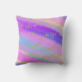 Coussin Unicorne violette dorée (Verso)