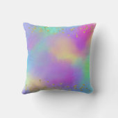 Coussin Unicorne violette dorée (Verso)