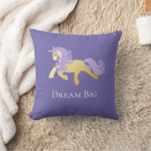 Coussin Unicorne violette or (Couverture)