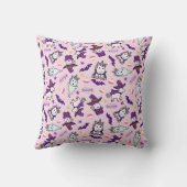Coussin Unicornes d'Halloween (Verso)