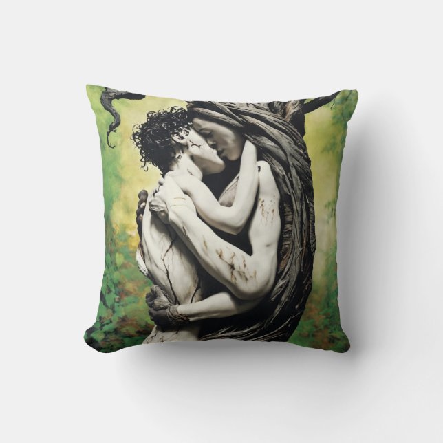 Coussin Union des âmes : Un arbre d'amour (Recto)