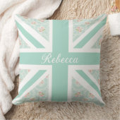 Coussin Union Jack British Rose Garden Throw Cushion (Couverture)