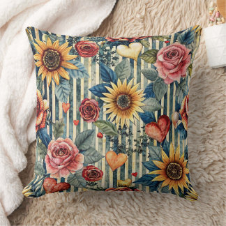 Coussin Unique design coloré en couleurs vivantes