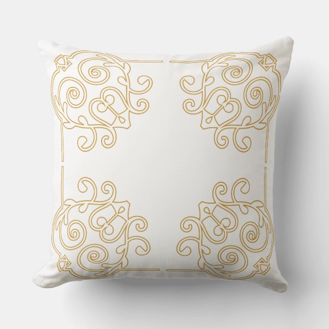Coussin Unique design of luxury ethnic motif pillow (Recto)