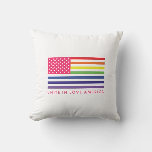 Coussin Unite In Love America - Cushion (Recto)