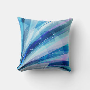 Coussin Univers coloré abstrait explosif