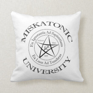 Coussin universitaire Miskatonic