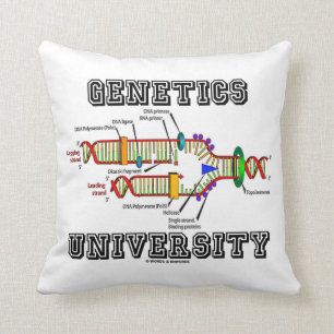 Coussin Université de la génétique (humour de reproduct