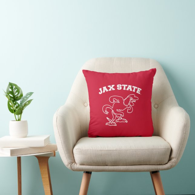 Coussin Université d'État de Jacksonville JAX State Gameco (Chaise)
