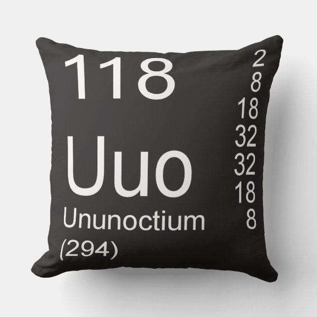 Coussin Ununoctium (Recto)