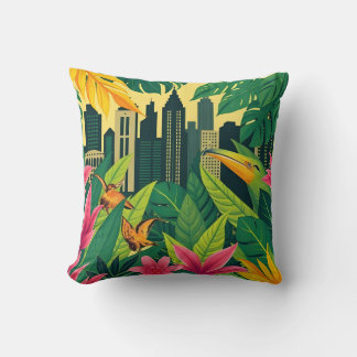 Coussin Urban Jungle Aesthetic