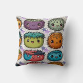 Coussin Urchin avec étoiles Imprimer (Verso)