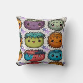 Coussin Urchin avec étoiles Imprimer (Recto)