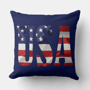 Coussin USA Patriotique