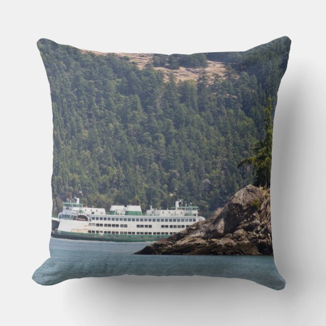 Coussin USA, WA.Ferries de l'État de Washington (Recto)