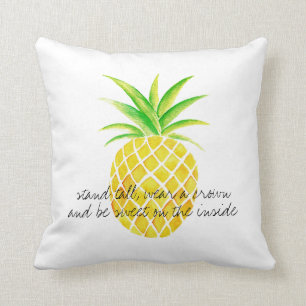 Coussin Usage grand de support d'aquarelle d'ananas une