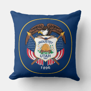 Coussin Utah : Le drapeau de l'État du Beehive, Industrie